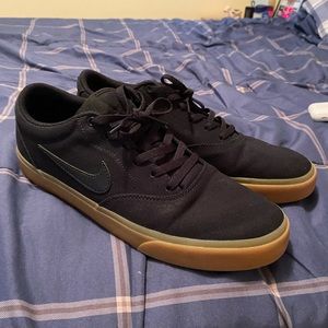 Nike SB charge all black, with gum soles, size 12 mens